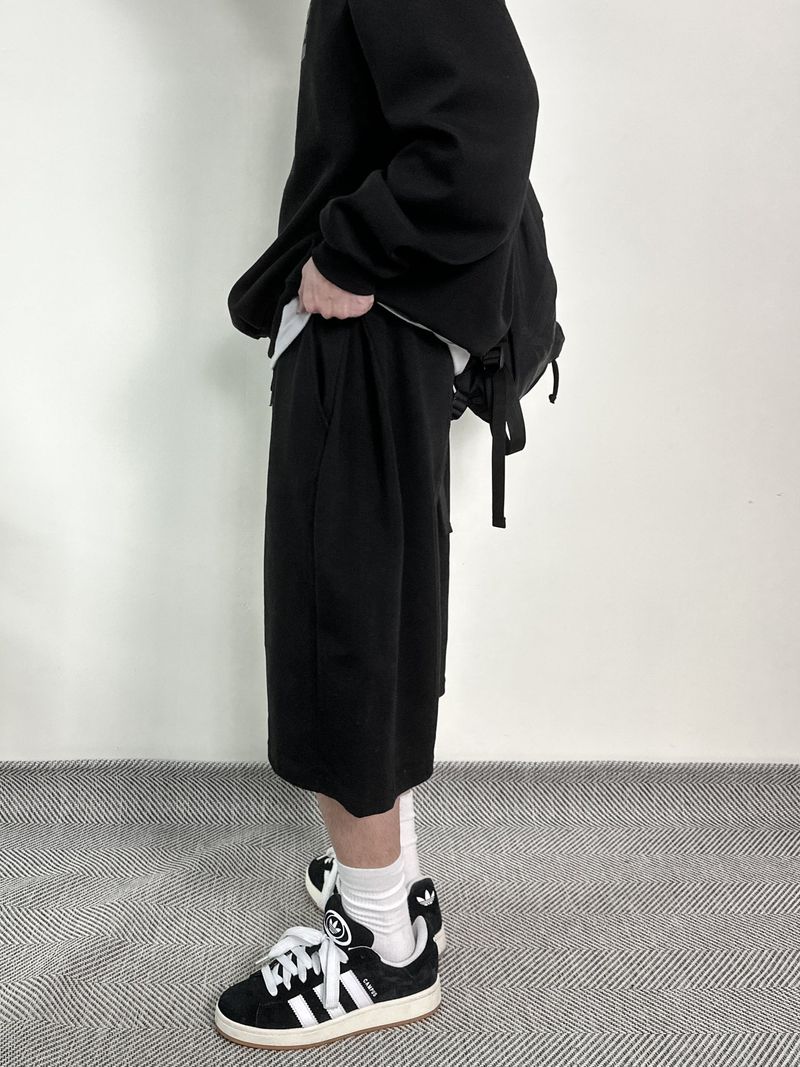 Mg Side folding bermuda pants