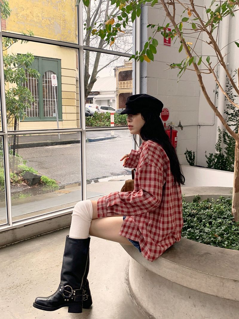 TRENDY APPAREL（トレンディー アパレル）の「[MADE] Mohalf Tartan Checkered Shirt（Tops）」