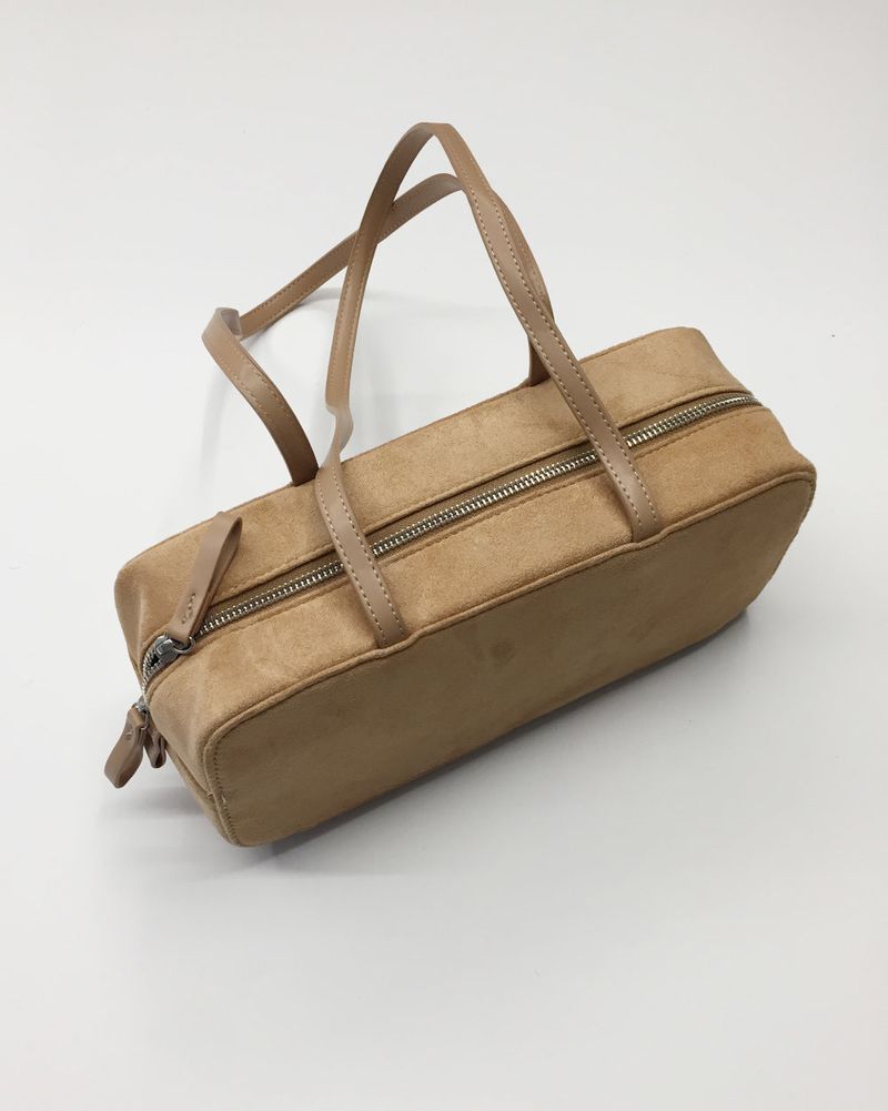Etty Suede Bowling Bag (3 Colors)