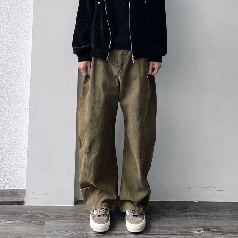 FADE MEET（フェードミート）の「Washed Wide Denim Pants（Pants）」