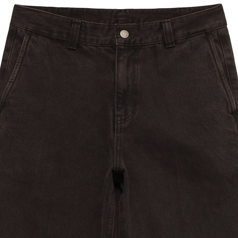 BROWN RELAXED FIT DENIM JEANS