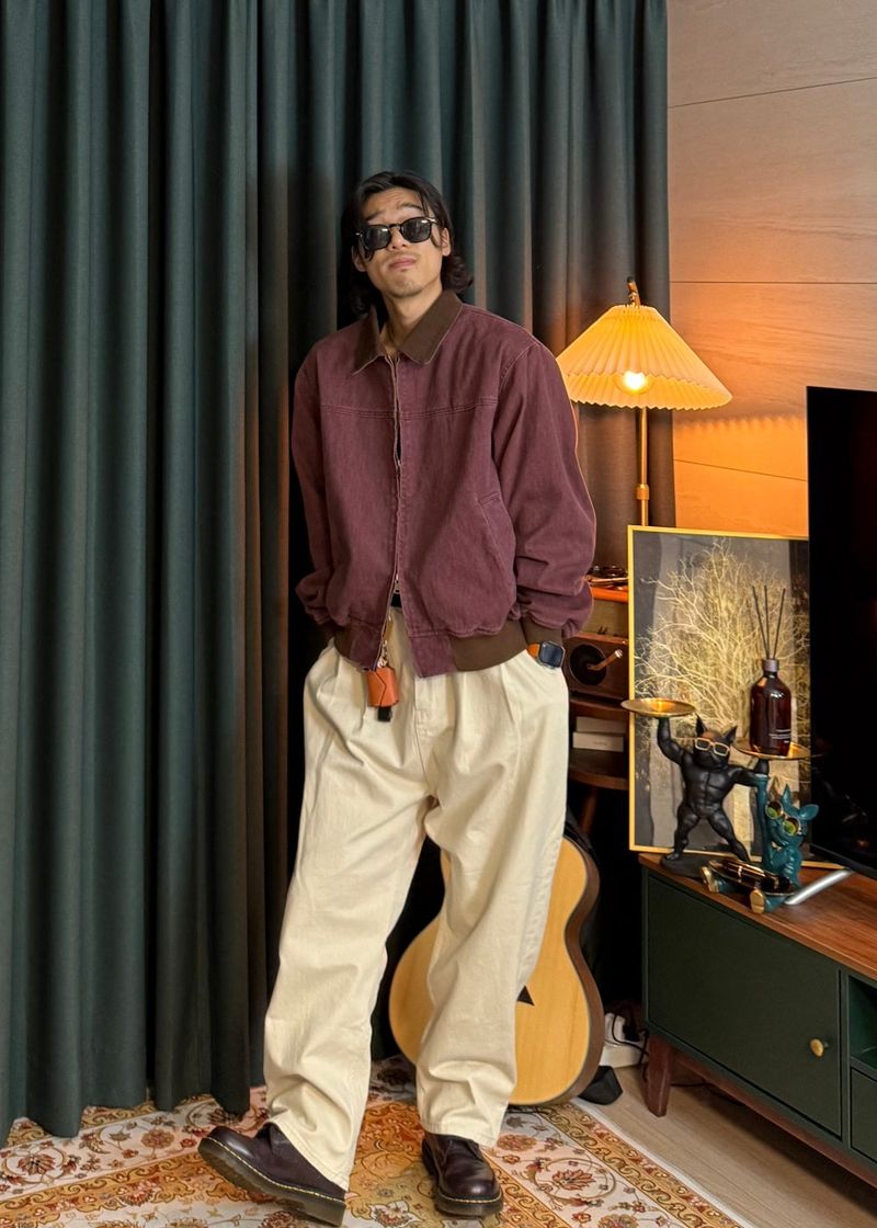 Color Matching Work Jacket 3COLOR