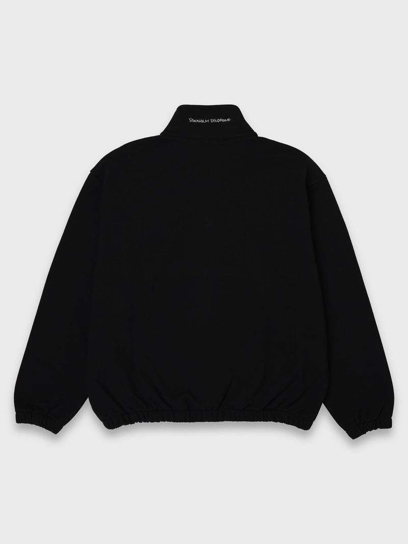 SKULL ZIP JACKET - BLACK