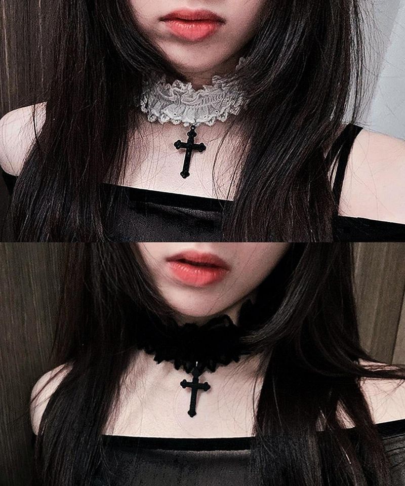 Adamdree（アダムドリー）の「ゴシッククロスレースチョーカー（アクセサリー）」