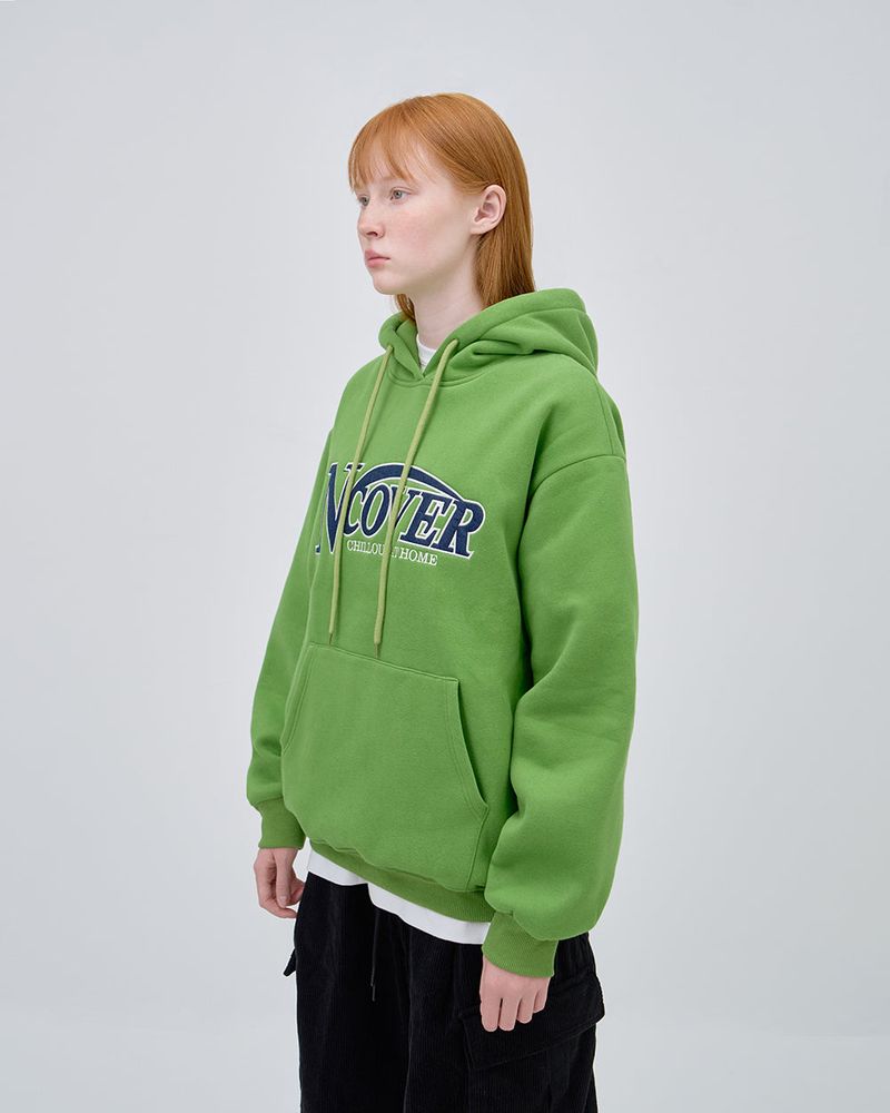 SWING LOGO HOODIE - OLIVE GREEN