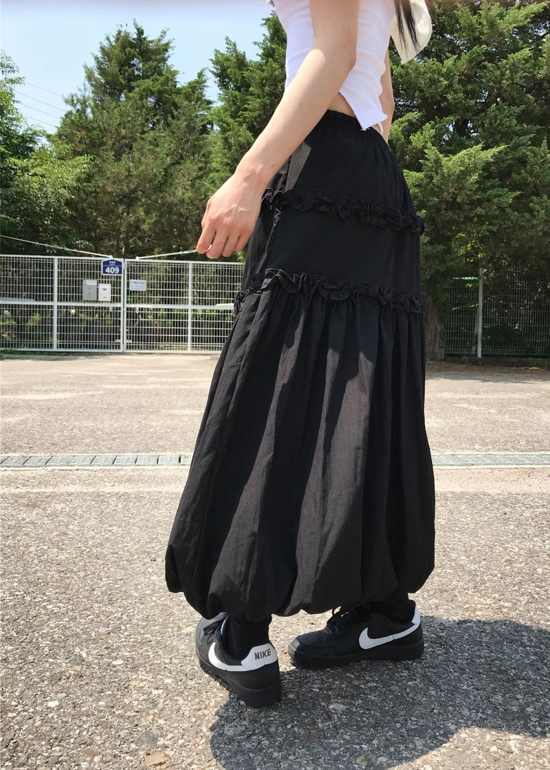 FRILL PUFF SKIRT