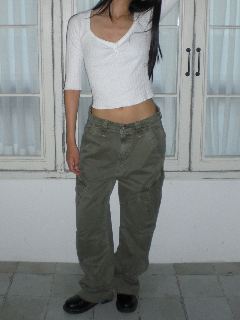 Dyeing cargo pants
