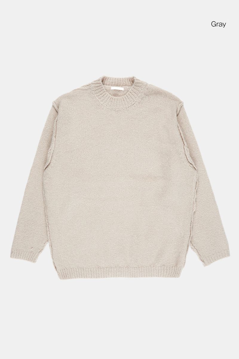 Texture wool round knit