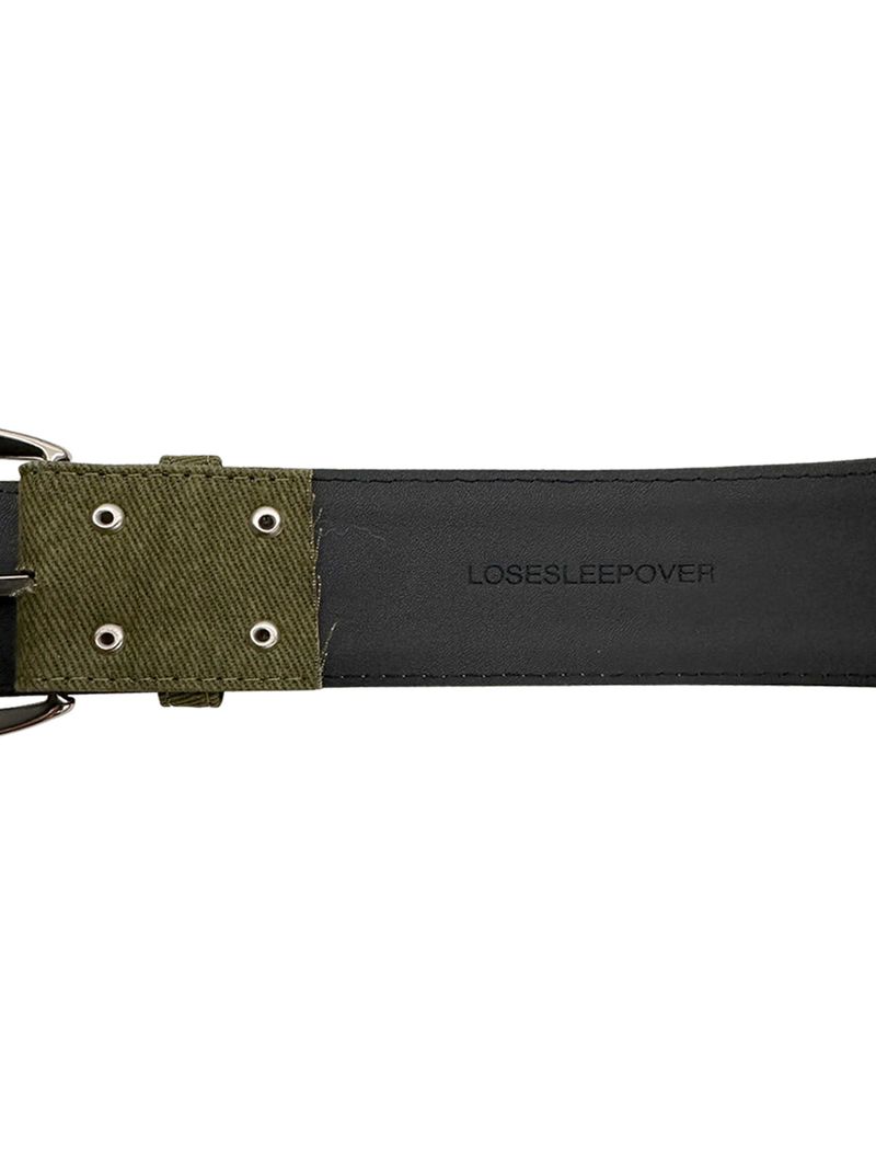Crescent moon belt _Khaki
