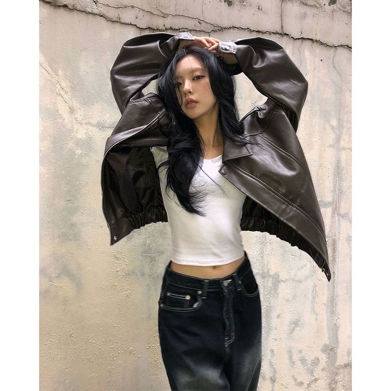Sio Leather Jumper