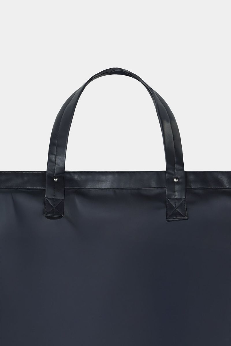 Big leather shoulder tote bag
