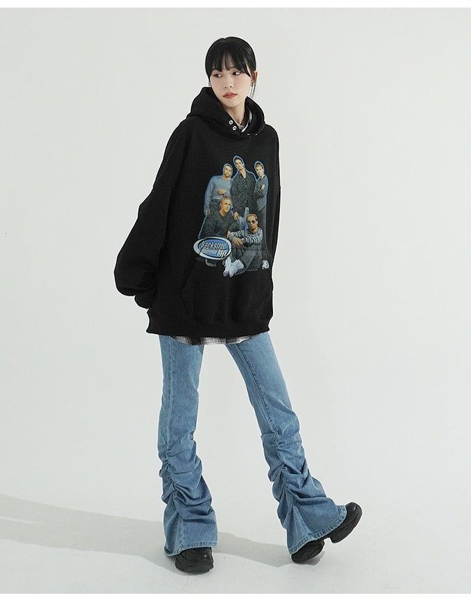 Wrinkle Slim Spandex Boots-cut Pants