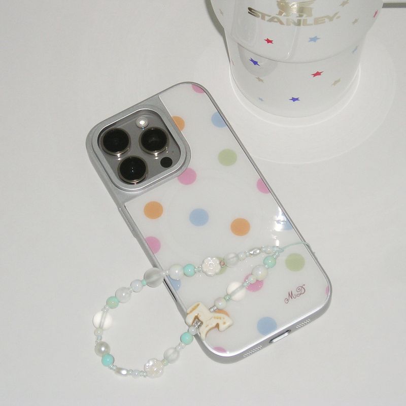 maydaymoonday(メイデイムーンデイ)の「ソフト ドッツ バンパー ケース (Magsafe)(スマホグッズ/小物)」