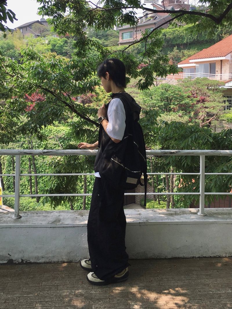 Swan Nylon Carpenter Pants 3C