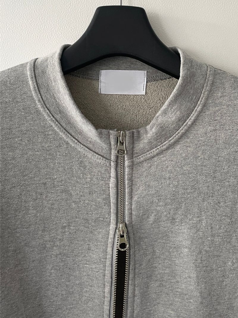 Melange twoway jacket