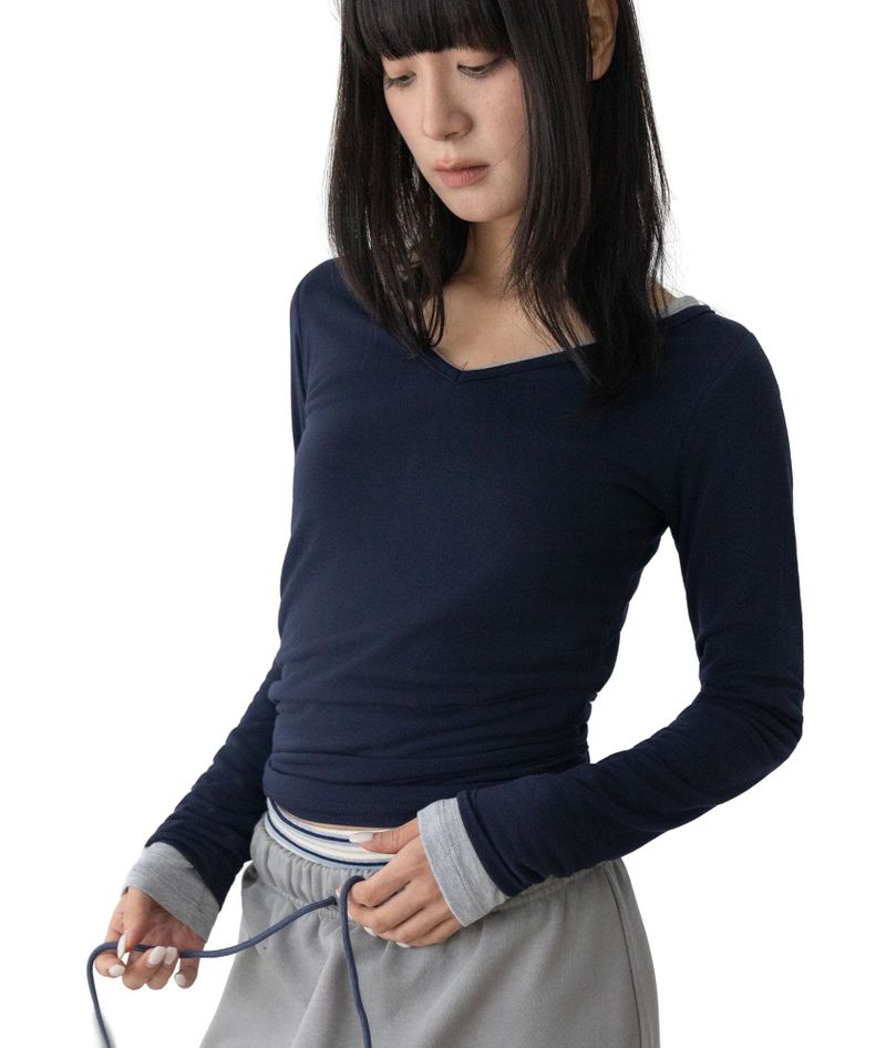Ripple Two-Way Long Sleeve