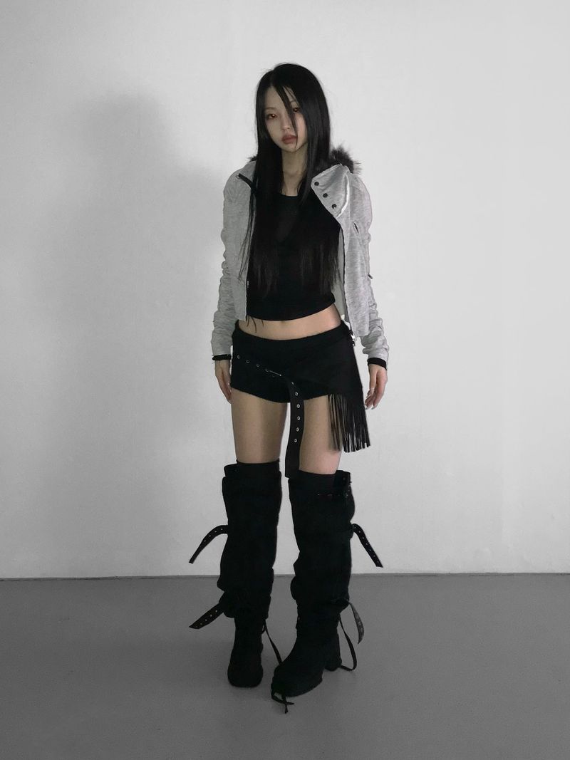  vintage p5 fur crop hz 