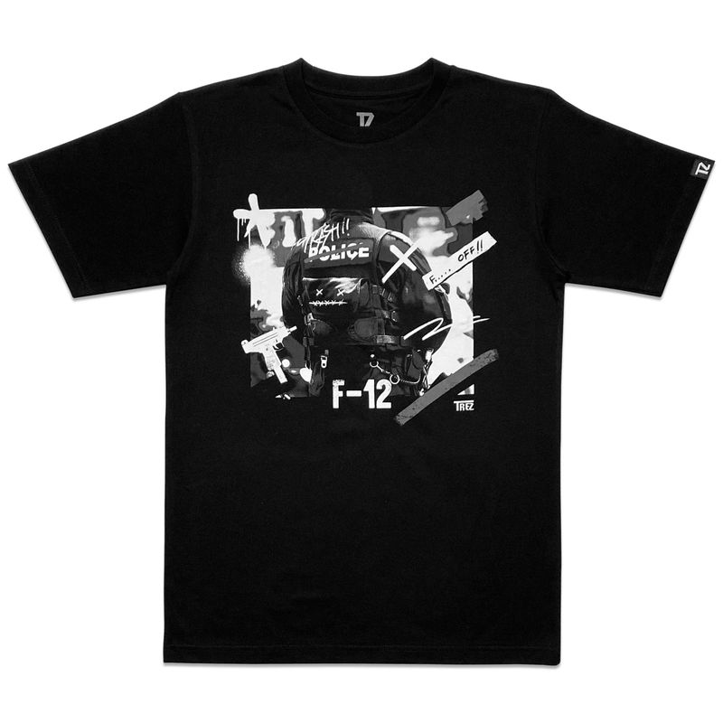 F-12 TEE - BLACK