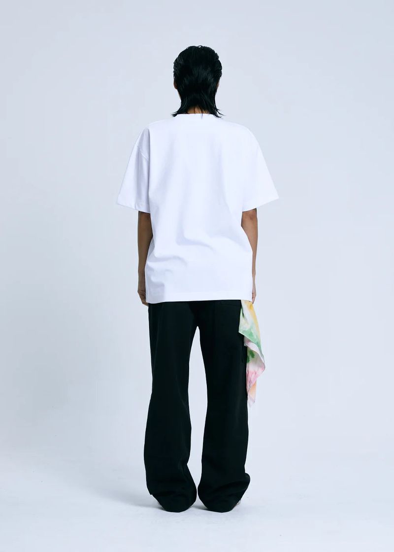 【数量限定】BIG FLOWER BALL SHORT SLEEVE T-SHIRT_WHITE