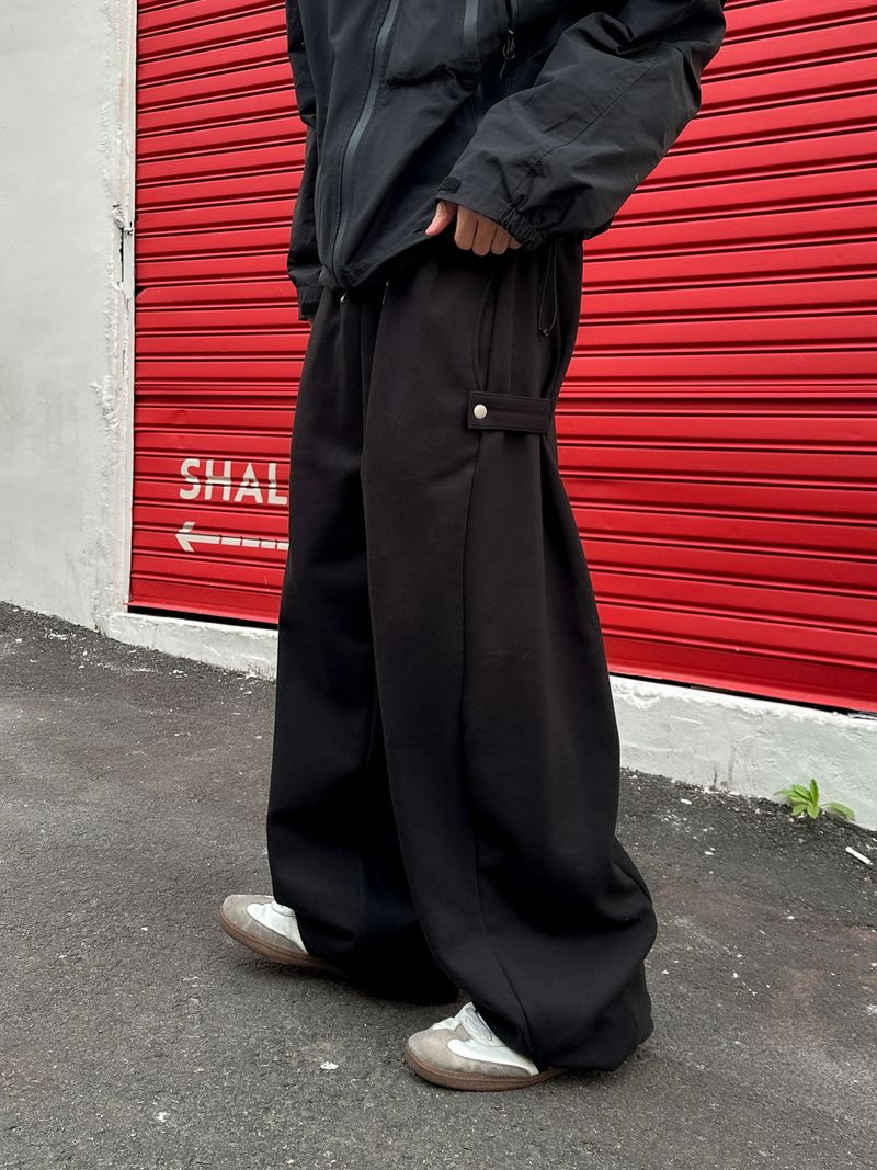 WHAT A LOOK（ワット ア ルック）の「ソルサイド-スナップスウェットパンツ（パンツ）」