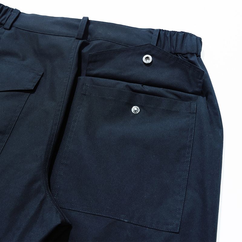 Poly Cotton Cargo Pants - NAVY