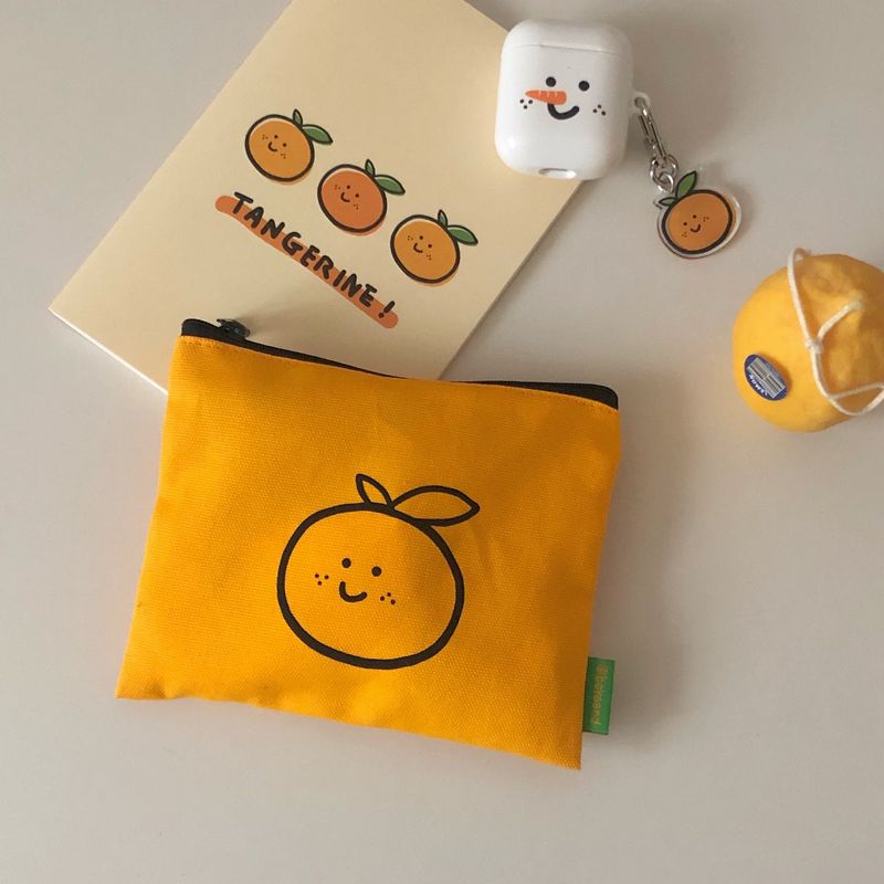 Tangerine pouch&bag (Yellow)