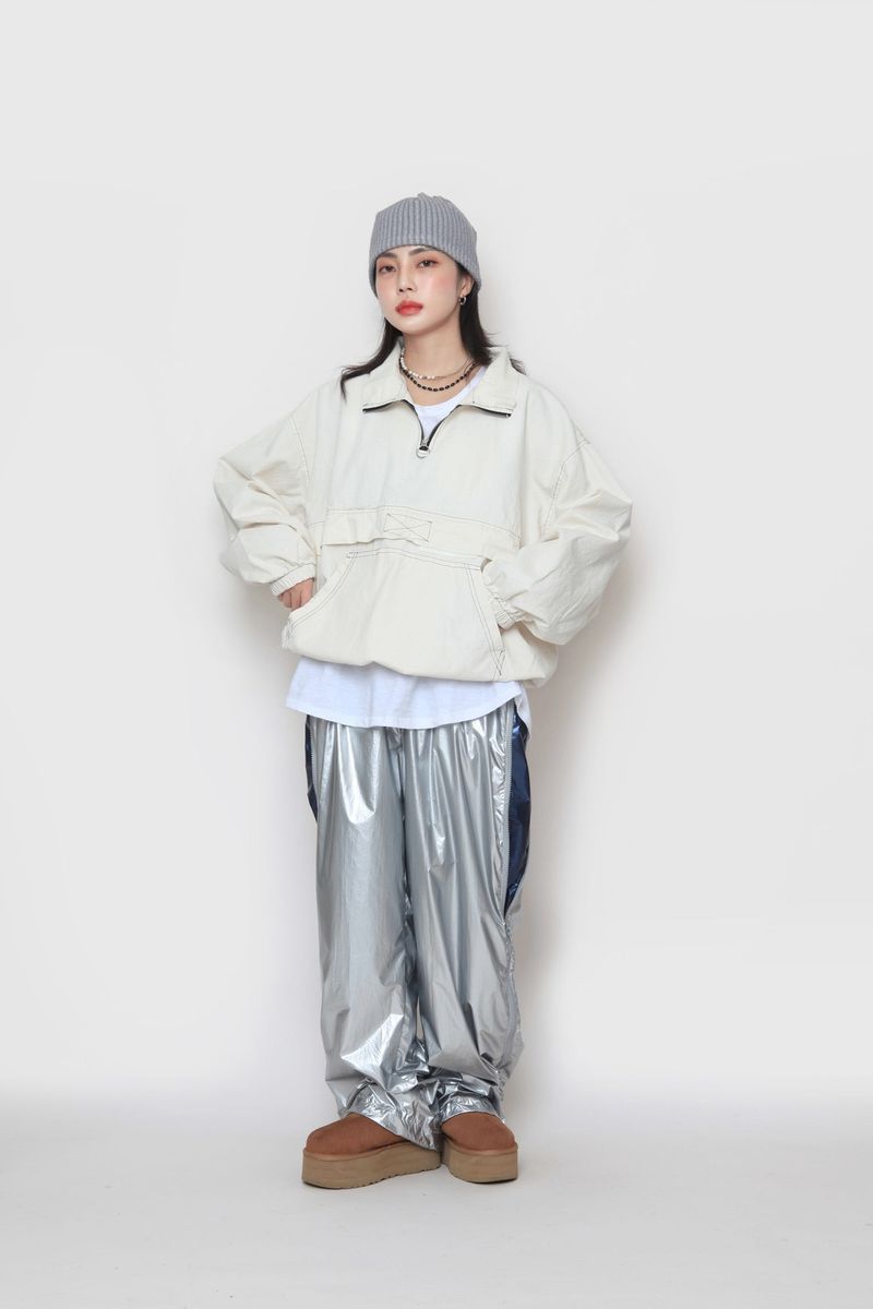 Stitch washing anorak