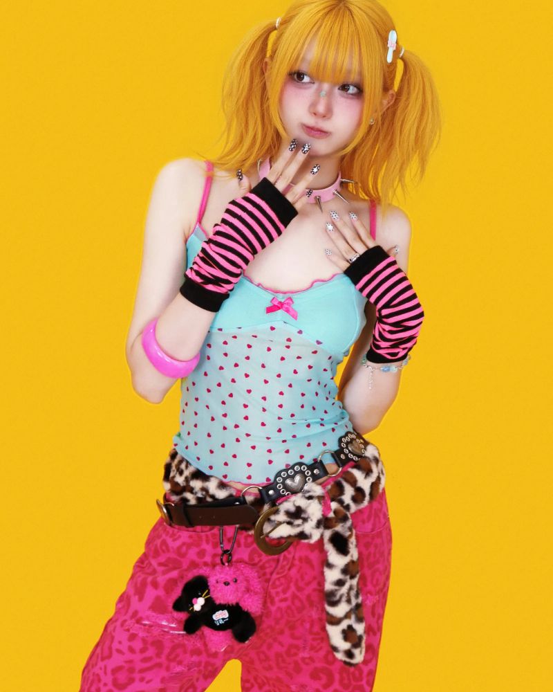 heart-heart sleeveless (2color)