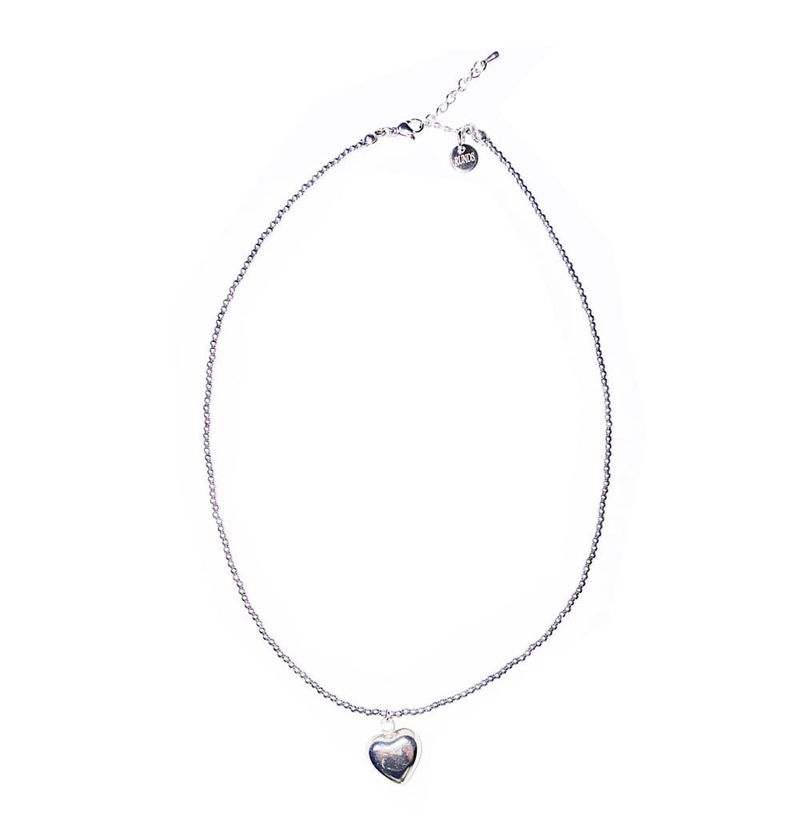 heart beads necklace (3color)