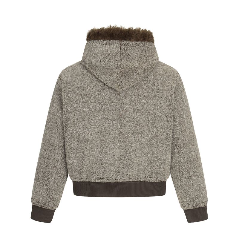 Teddy Winter Fur Hood Jacket 233507828