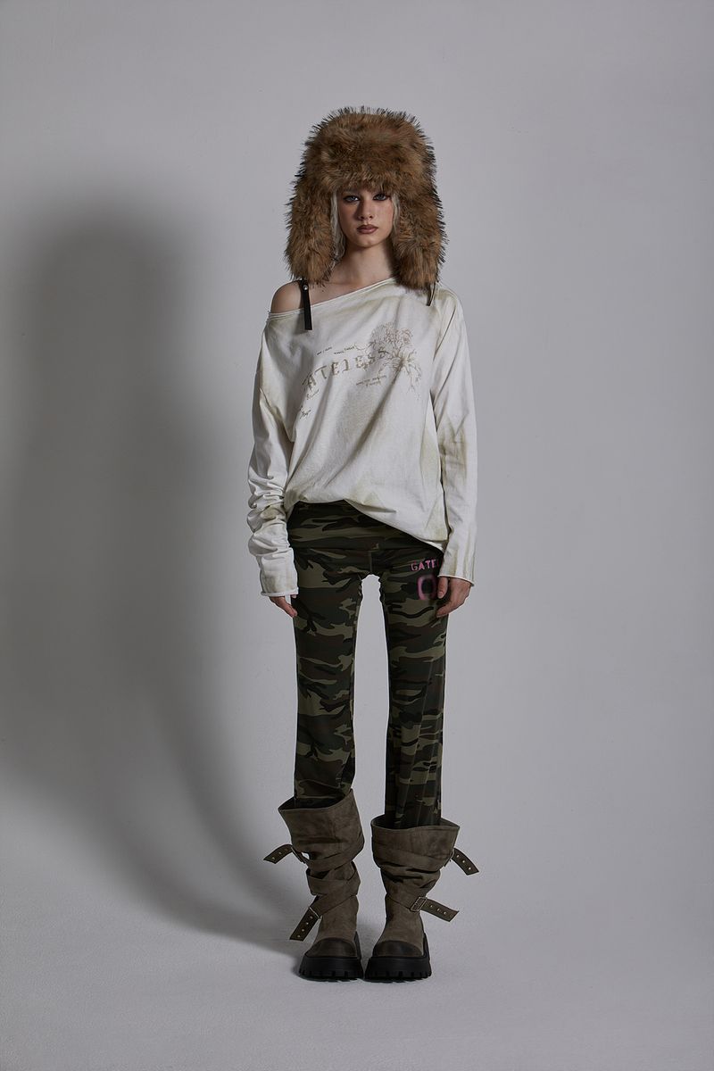 CAMO SLIM PANTS