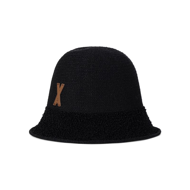 VA Patch Towel Bucket Hat / Black
