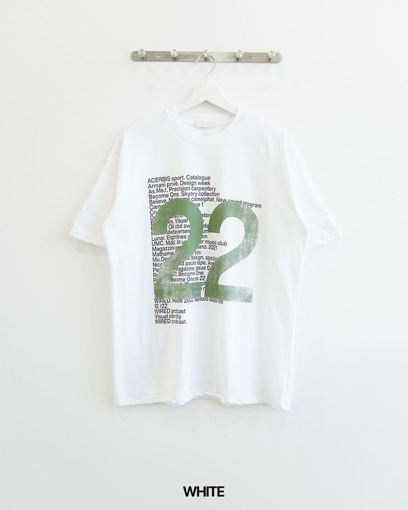 Mitsu Printed Short Sleeve Tee