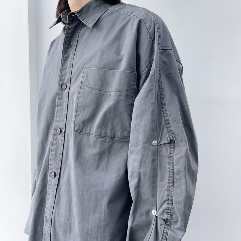Snap Detail Utility Shirt