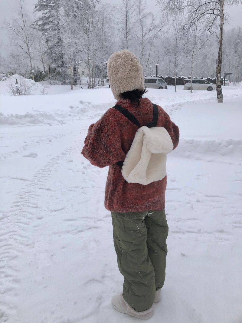 Fable snow melange knit