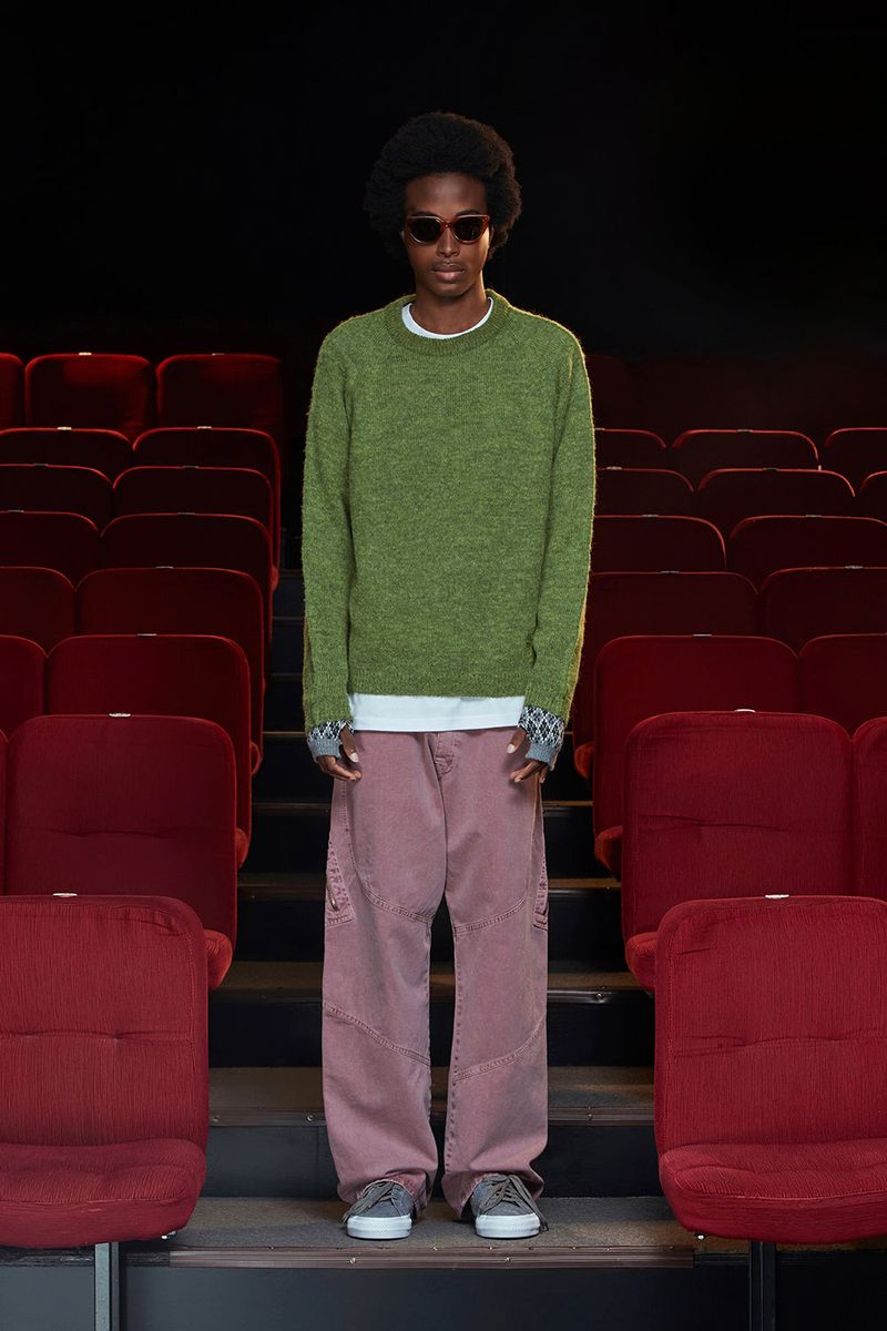 TUCK ALPACA KNIT / GREEN
