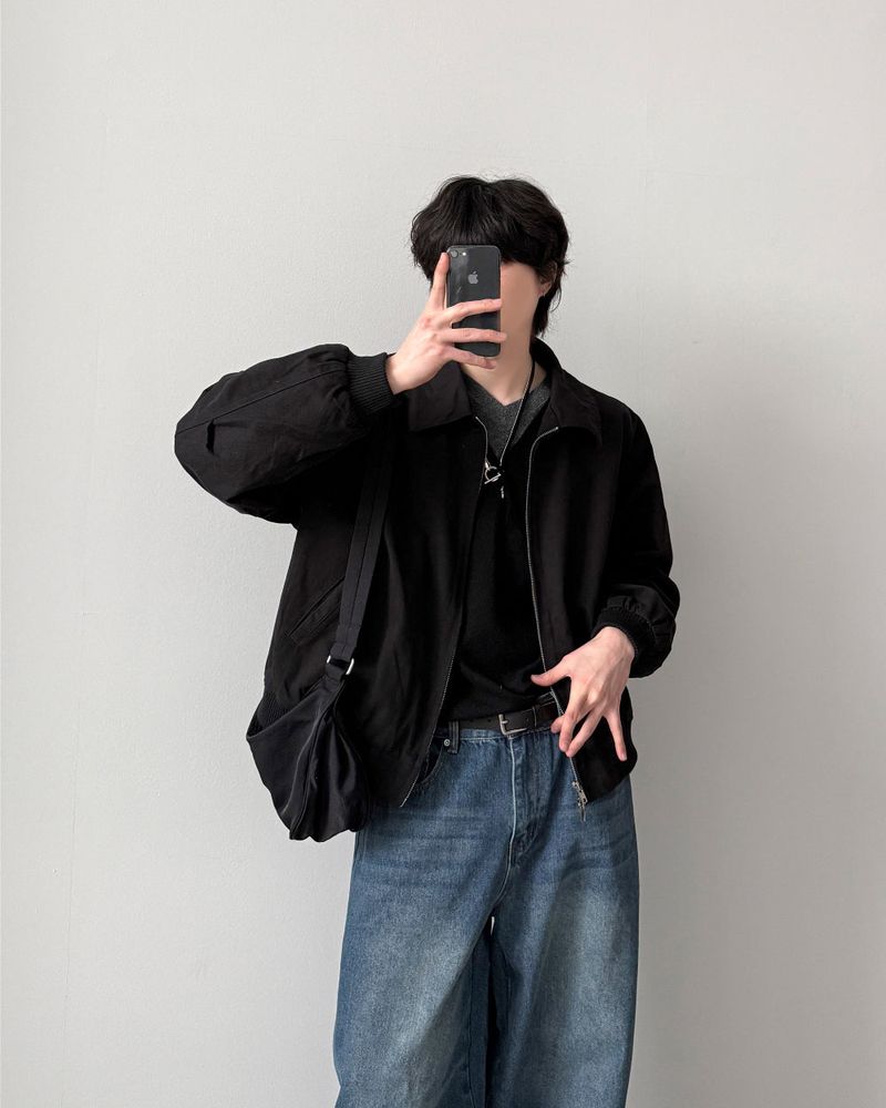 Slove Cotton Crop Jacket