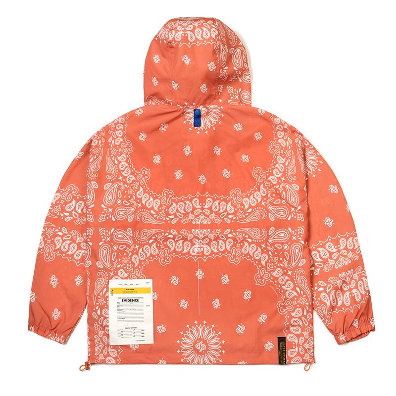 23 PAISLEY ANORAK ORANGE