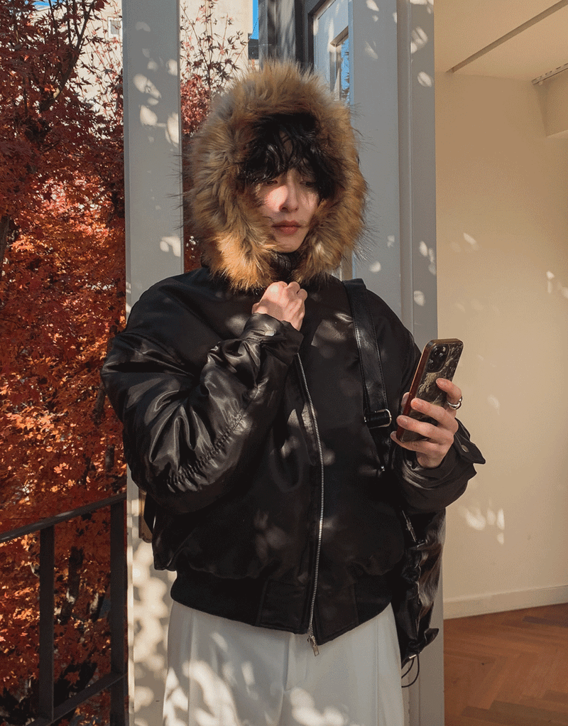 2PLAN（ツープラン）の「ラクーンフード航空ダウンジャケット (3 color)（Jackets/Outerwear）」