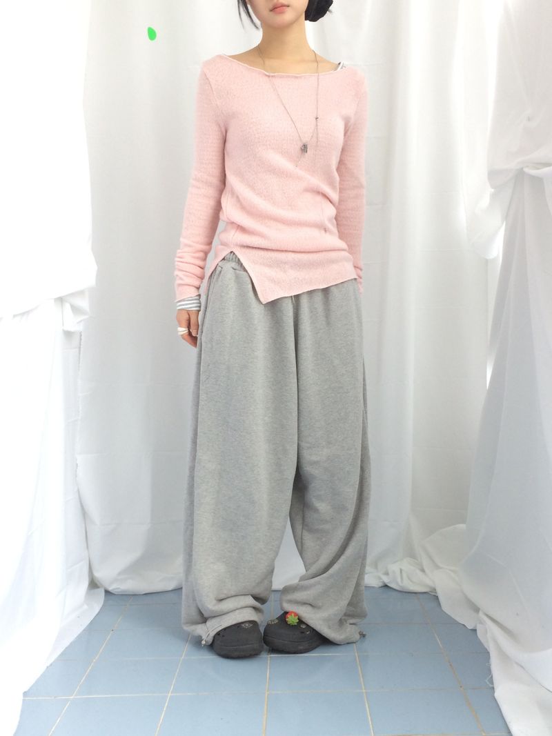 loose fit basic jogger pants