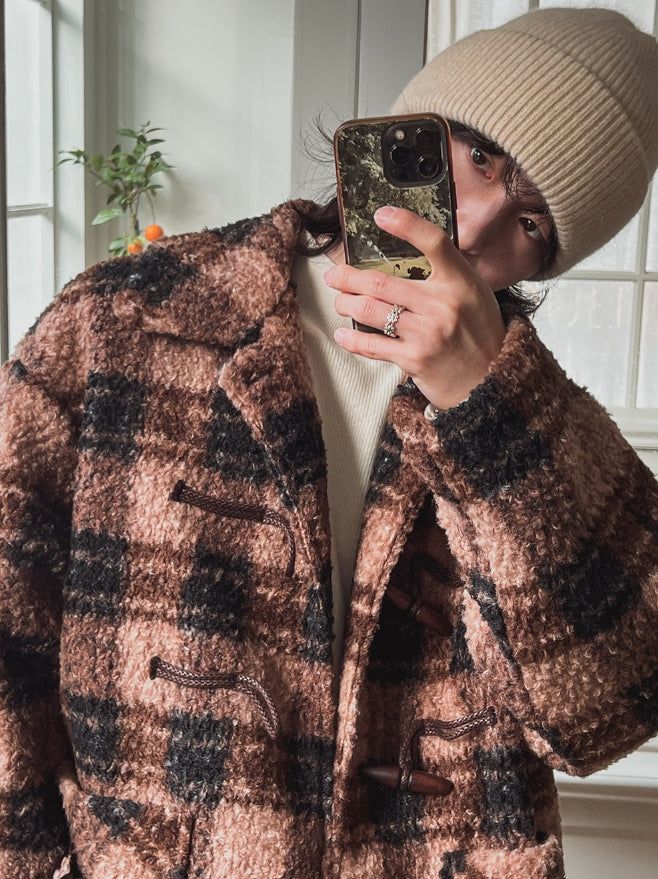 Oted Check Double Coat
