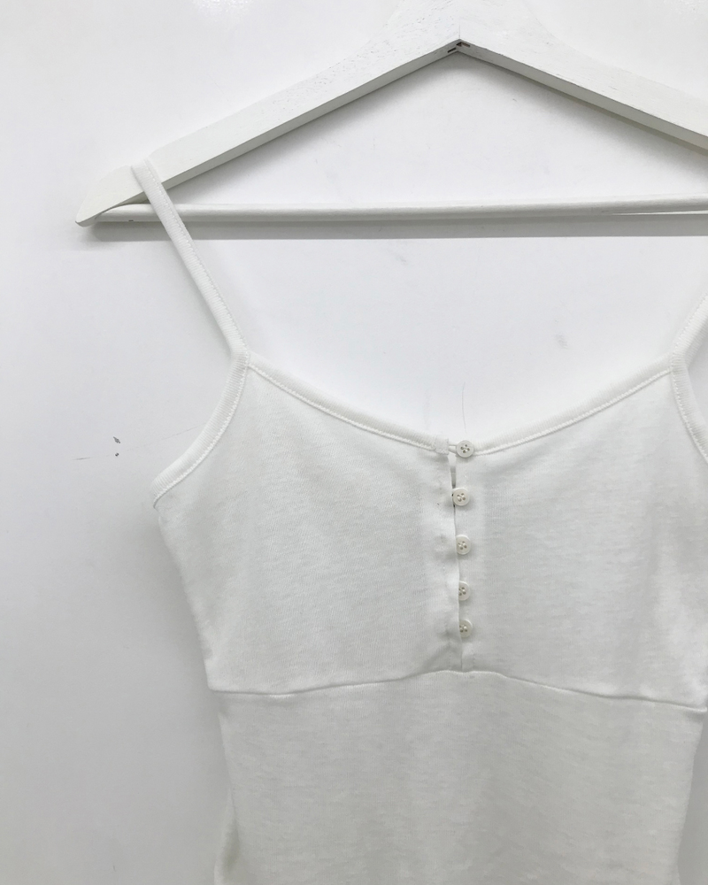 Epo Sheer Button Sleeveless (6color)