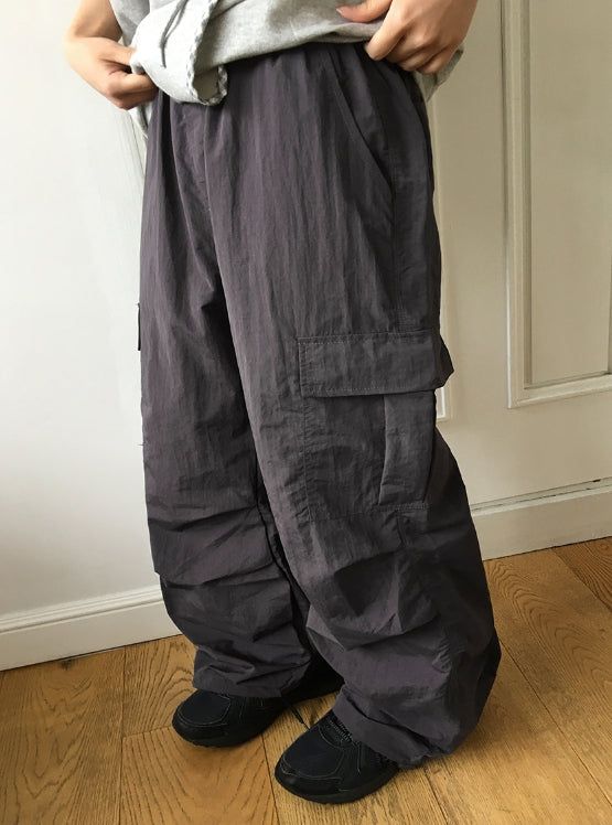BAON（バオン）の「Tsukami Cargo Nylon Parachute Banding Pants（Pants）」