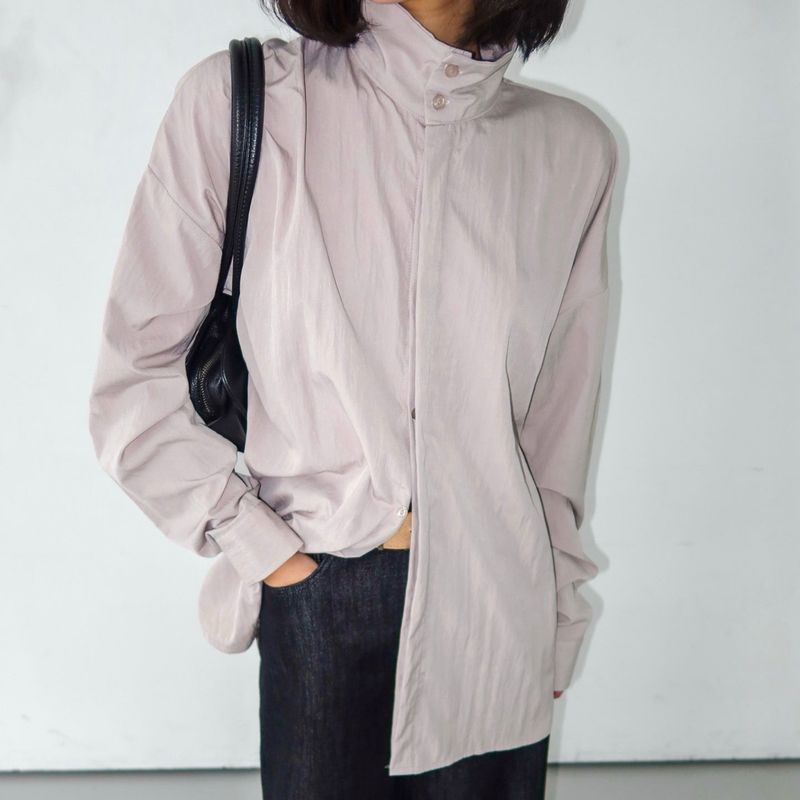 String High Neck Shirt -3colors