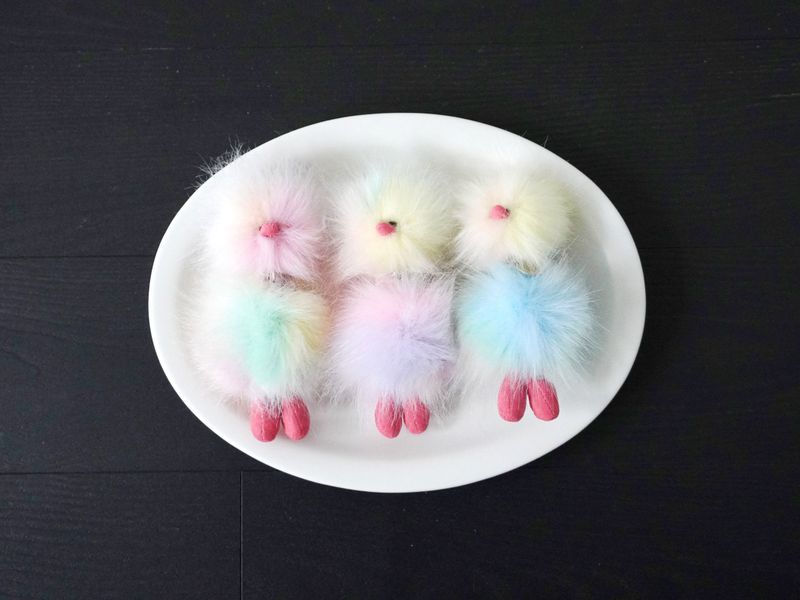 Cosymosy Mini Bird Keyring - Rainbow