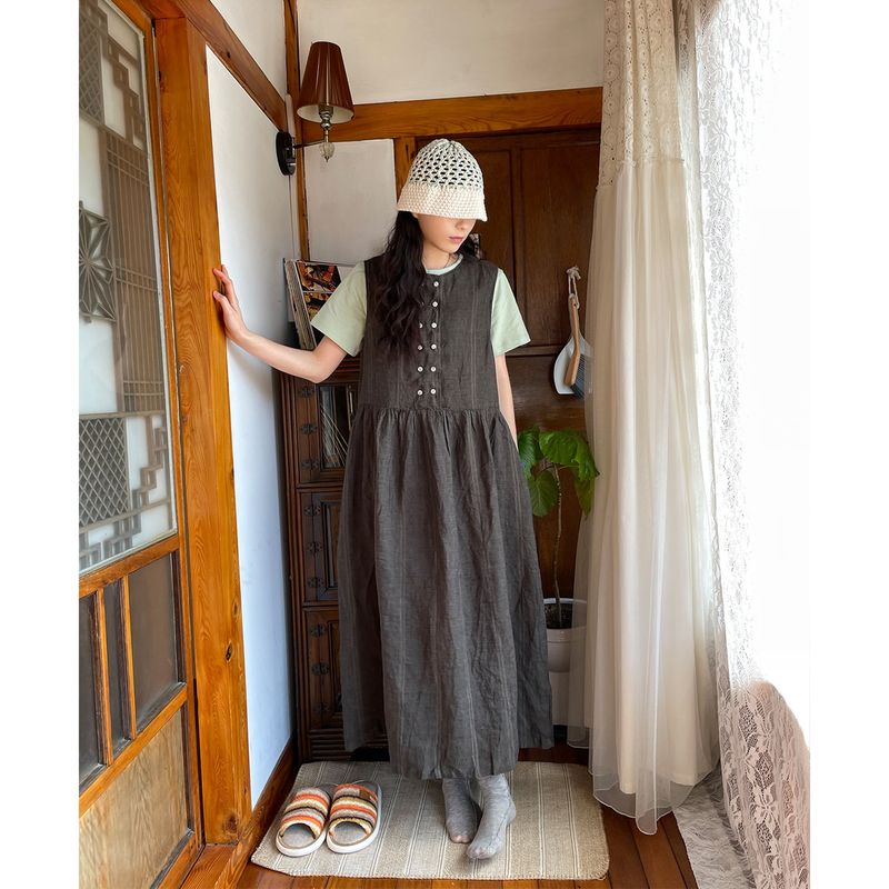 mirinaero(ミリネロ)の「Mayburn Linen Dress(Dresses)」