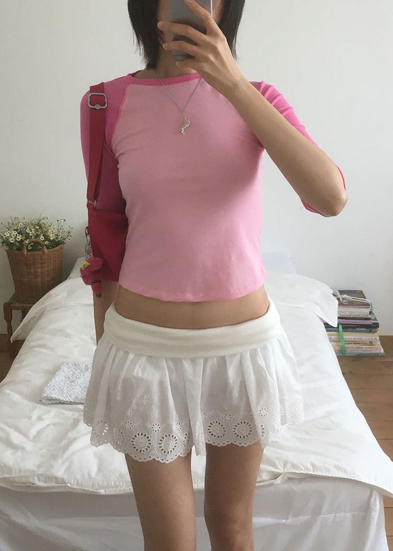REGLAN SLEEVE TEE (4color)