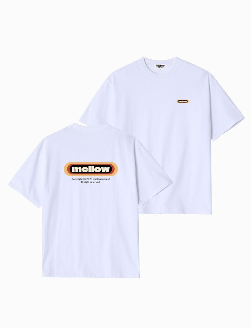 mellowconcept（メロウコンセプト）の「MCT U05 capsule White concept loose T-shirts（Tops）」