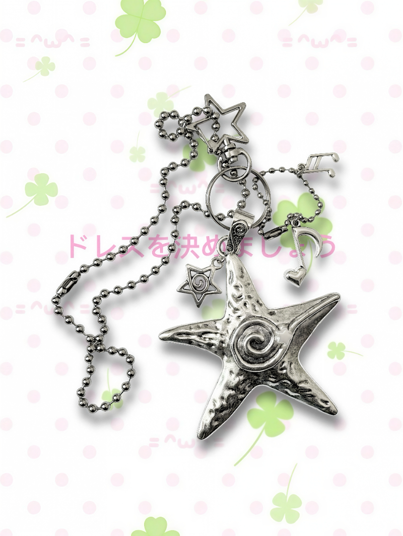 weeheecrew（ウィーヒークルー）の「スワールスターキーチェーンネックレス（アクセサリー）」