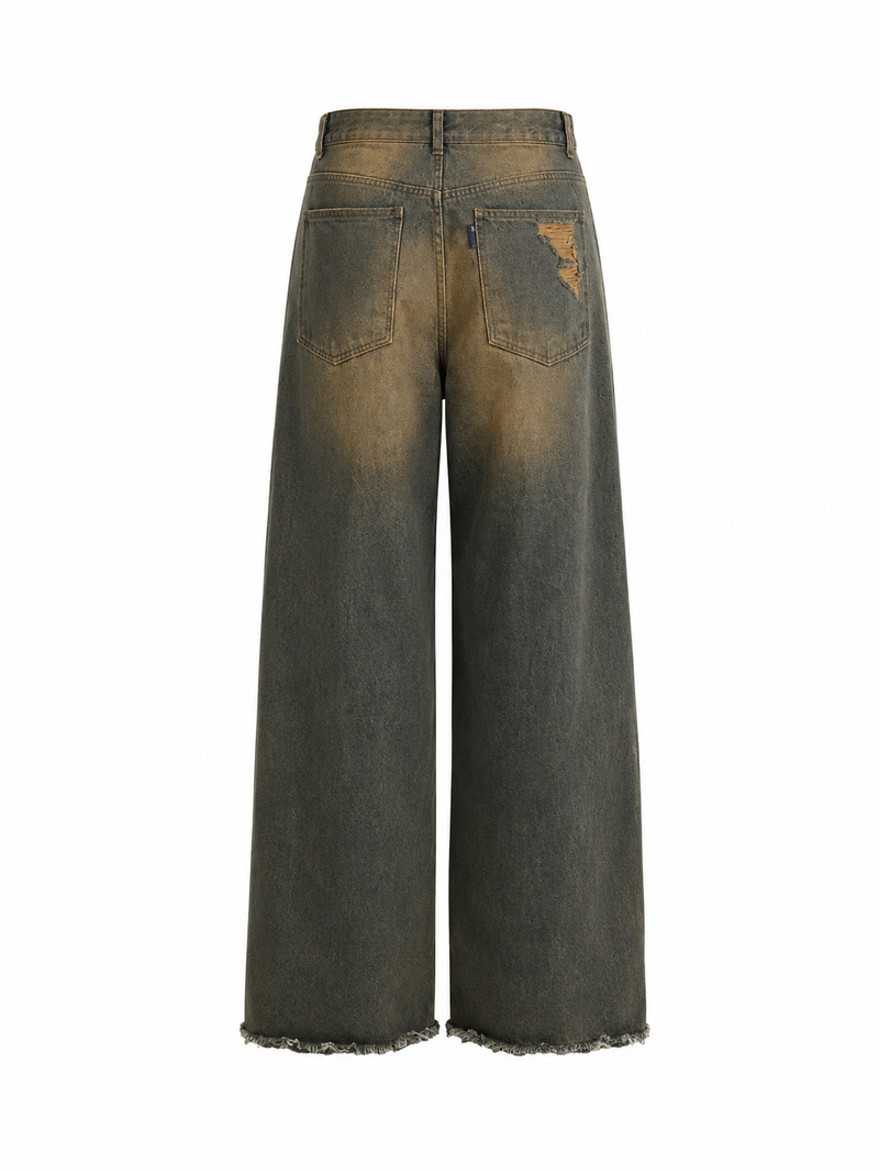 West Damage Wide Pants
